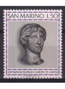 1975 San Marino 15° Esposizione Europa 1 valore nuovo Sassone 943